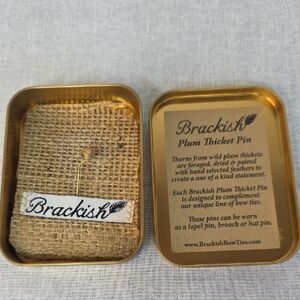 Brackish Gold Plum Thicket Pin